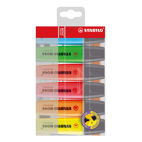 Textmarker Stabilo Boss Original set 6 culori Textmarker Stabilo 