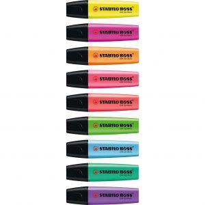 Textmarker Stabilo Boss Original set 8 culori Textmarker Stabilo 