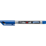 Marker permanent Stabilo Write-4-all, M, albastru Markere Stabilo 