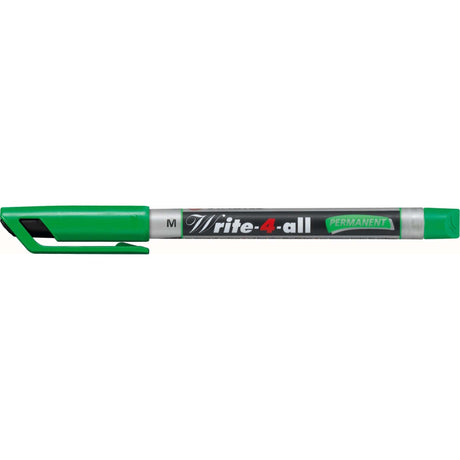 Marker permanent Stabilo Write-4-all, M, verde Markere Stabilo 