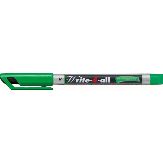 Marker permanent Stabilo Write-4-all, M, verde Markere Stabilo 