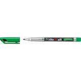 Marker permanent Stabilo Write-4-all, M, verde Markere Stabilo 