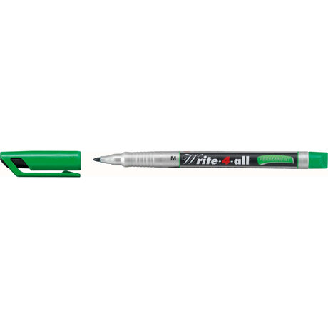 Marker permanent Stabilo Write-4-all, M, verde Markere Stabilo 