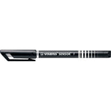 Fineliner Stabilo Sensor, F, negru Finelinere Stabilo 