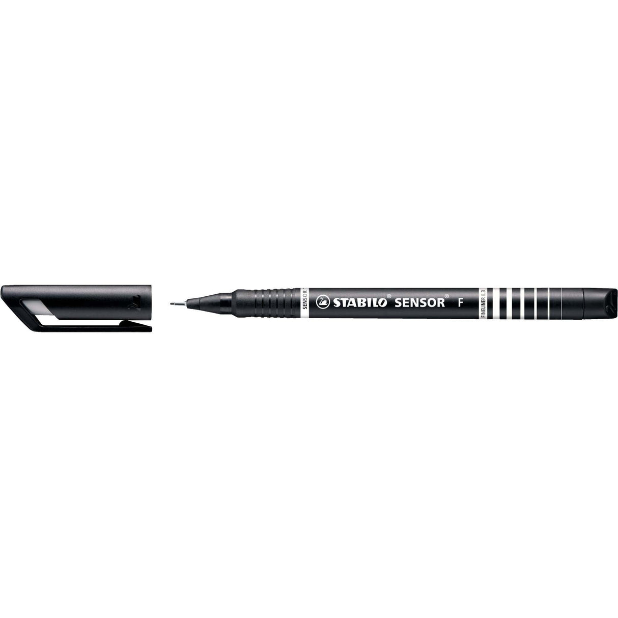 Fineliner Stabilo Sensor, F, negru Finelinere Stabilo 