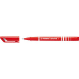 Fineliner Stabilo Sensor, F, rosu Finelinere Stabilo 