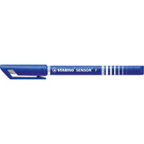 Fineliner Stabilo Sensor, F, albastru Finelinere Stabilo 
