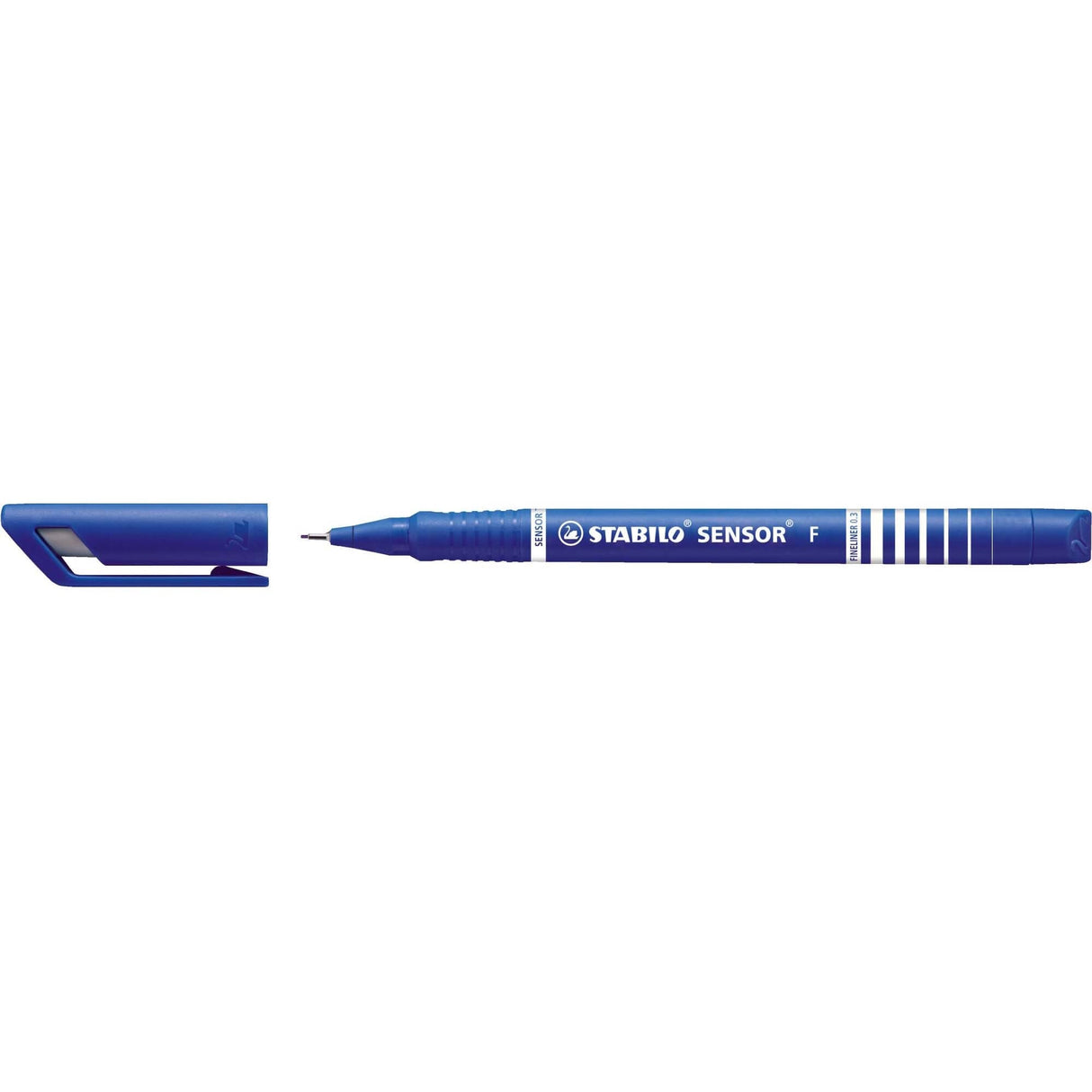 Fineliner Stabilo Sensor, F, albastru Finelinere Stabilo 
