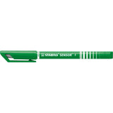 Fineliner Stabilo Sensor, F, verde Finelinere Stabilo 
