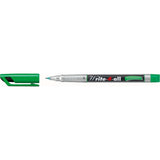Marker permanent Stabilo Write-4-all, S, verde Markere Stabilo 