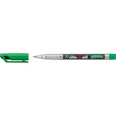 Marker permanent Stabilo Write-4-all, S, verde Markere Stabilo 