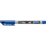 Marker permanent Stabilo Write-4-all, S, albastru Markere Stabilo 