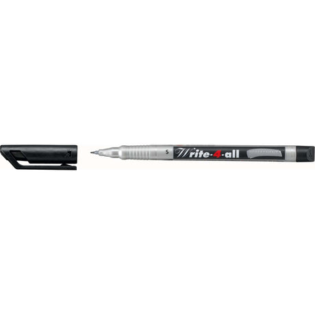 Marker permanent Stabilo Write-4-all, S, negru Markere Stabilo 