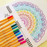 Fineliner Stabilo Point 88 set 6 culori Fineliner Stabilo 