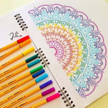 Fineliner Stabilo Point 88 set 6 culori Fineliner Stabilo 