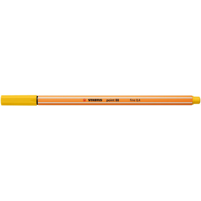 Fineliner Stabilo Point 88, yellow Finelinere Stabilo 