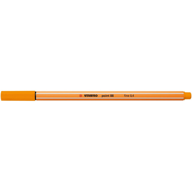 Fineliner Stabilo Point 88, orange Finelinere Stabilo 