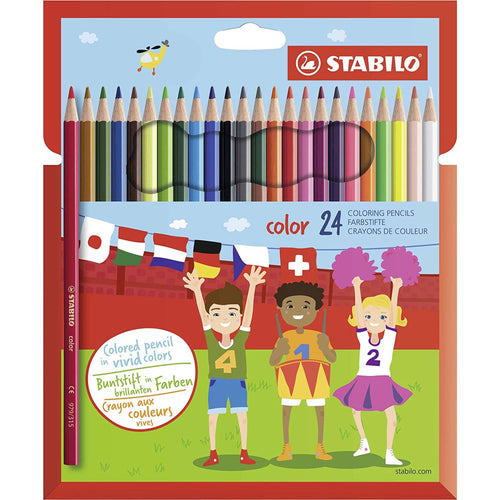 Creioane colorate Stabilo Color 24 culori/set Creioane colorate Stabilo 