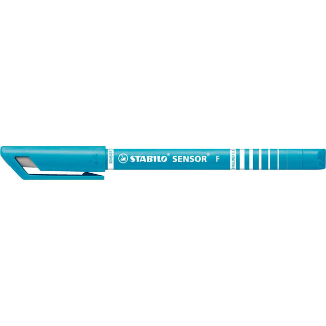 Fineliner Stabilo Sensor, F, turcoaz Finelinere Stabilo 