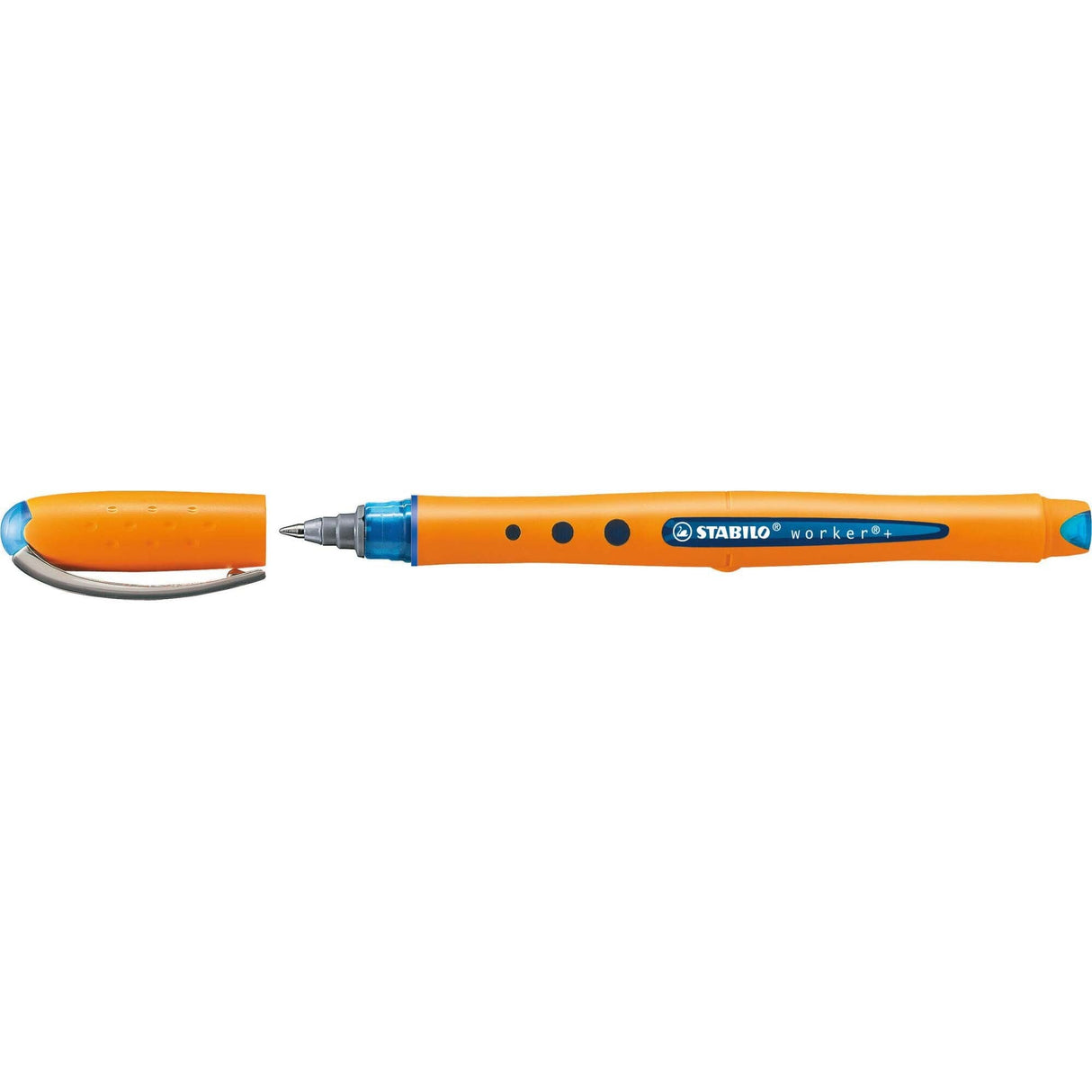 Roller Stabilo Worker fine, F, albastru Rollere Stabilo 