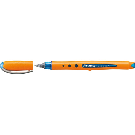 Roller Stabilo Worker fine, F, albastru Rollere Stabilo 