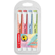 Textmarker Stabilo swing cool Pastel, 4 culori / set Textmarkere Stabilo 
