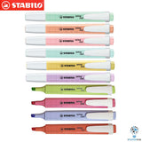 Textmarker Stabilo Swing Cool Pastel set 8 culori Textmarker Stabilo 