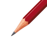 Creion grafit Stabilo Schwan 306, 2H, fara radiera, corp rosu Creioane grafit Stabilo 