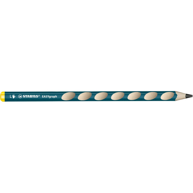Creion grafit Stabilo EASYgraph,HB, fara radiera, ergonomic, pentru stangaci, albastru petrol Creioane grafit Stabilo 