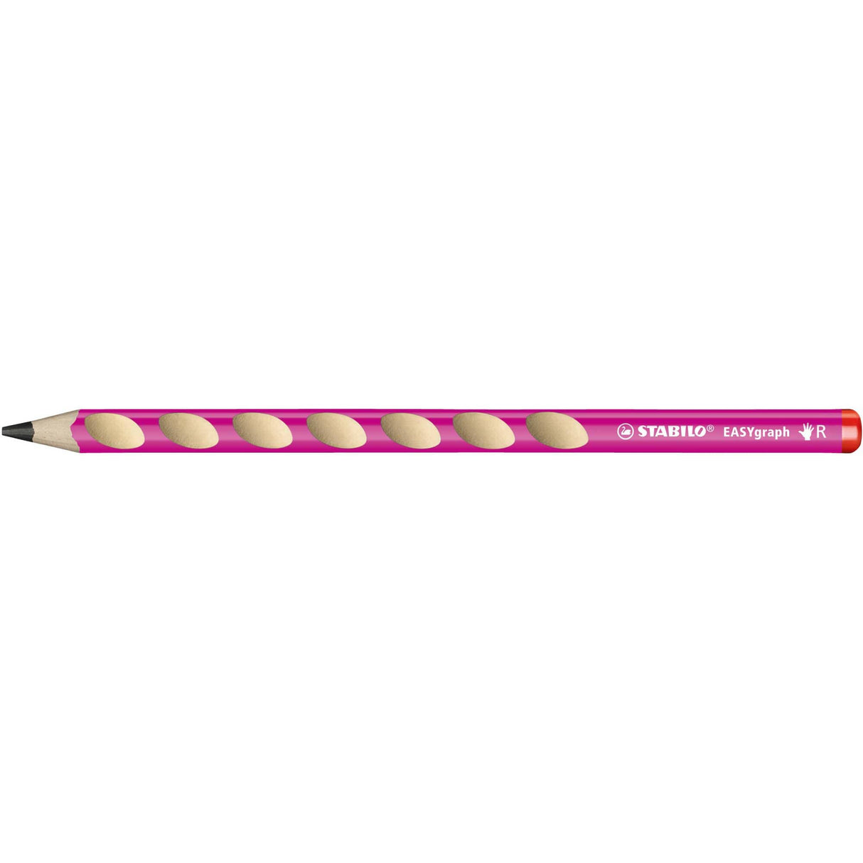 Creion grafit Stabilo EASYgraph,HB, fara radiera, ergonomic, pentru dreptaci, roz Creioane grafit Stabilo 