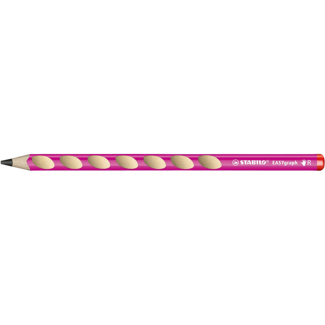 Creion grafit Stabilo EASYgraph,HB, fara radiera, ergonomic, pentru dreptaci, roz Creioane grafit Stabilo 