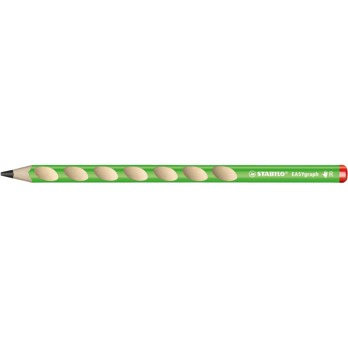 Creion grafit Stabilo EASYgraph,HB, fara radiera, ergonomic, pentru dreptaci, verde Creioane grafit Stabilo 