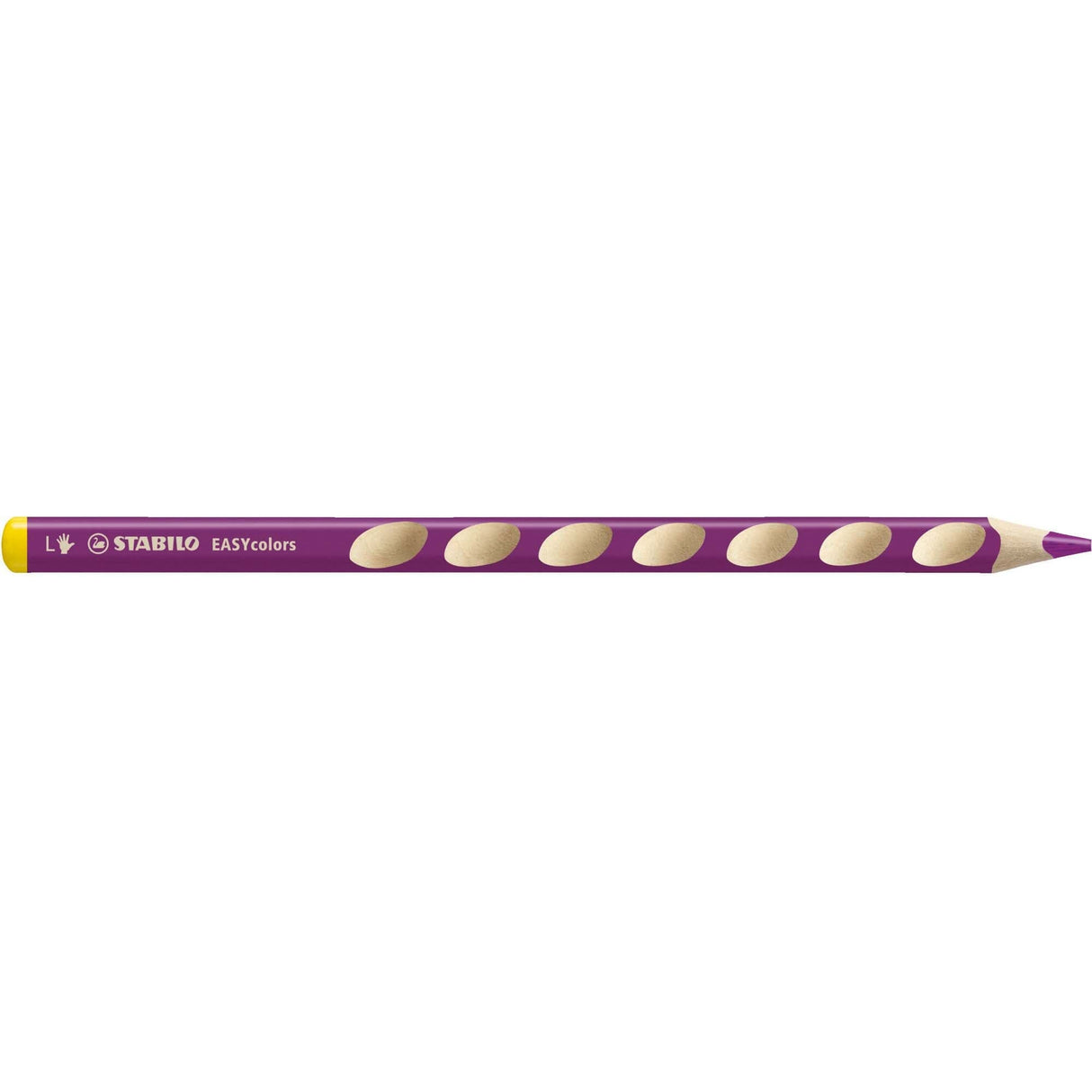 Creion colorat Stabilo EASYcolors, pentru stangaci, violet Creioane colorate Stabilo 