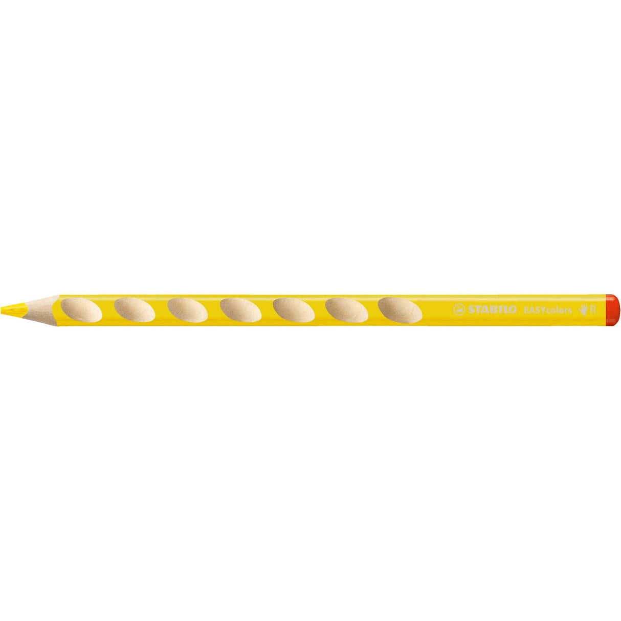 Creion colorat Stabilo EASYcolors, pentru dreptaci, galben Creioane colorate Stabilo 