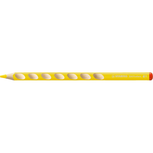 Creion colorat Stabilo EASYcolors, pentru dreptaci, galben Creioane colorate Stabilo 