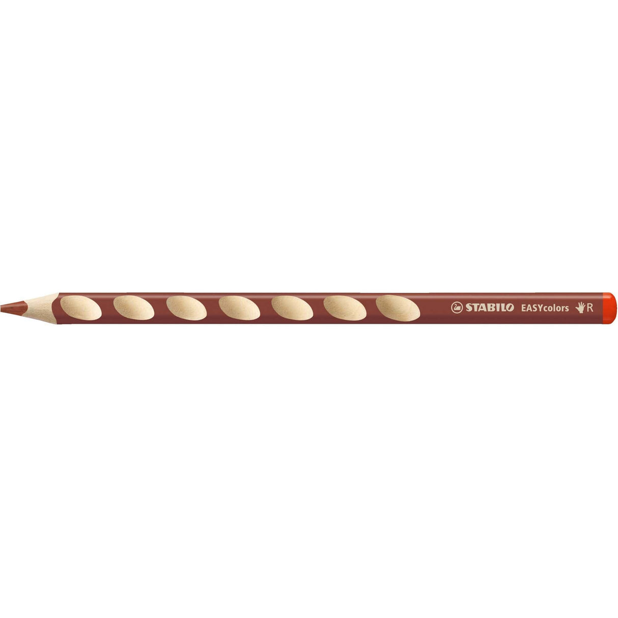 Creion colorat Stabilo EASYcolors, pentru dreptaci, maro Creioane colorate Stabilo 