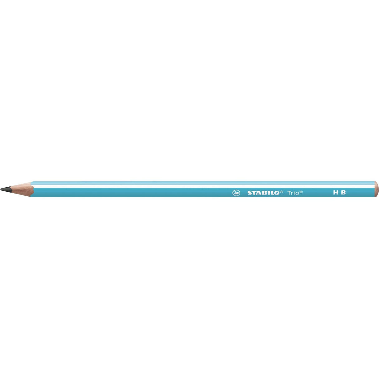 Creion grafit Stabilo Trio Thick, HB, fara radiera, corp bleu Creioane grafit Stabilo 