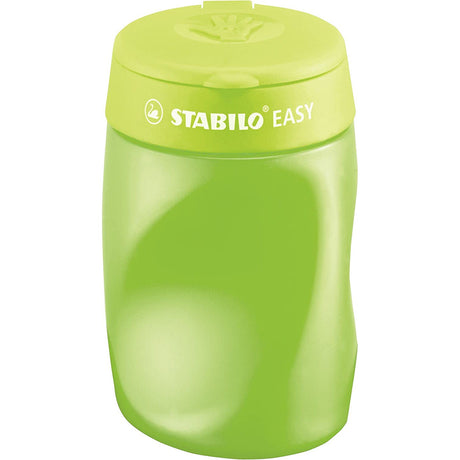 Ascutitoare Stabilo EASYsharpener, pentru dreptaci, dubla, cu container, verde Accessorii Birou Stabilo 