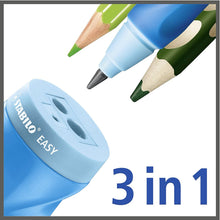 Încarcă imaginea în vizualizatorul Galerie, Ascutitoare Stabilo EASYsharpener, pentru dreptaci, dubla, cu container, verde Accessorii Birou Stabilo 
