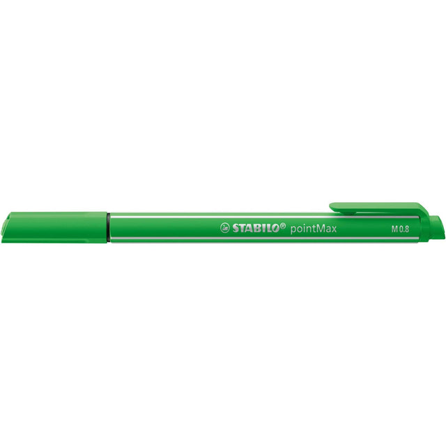 Fineliner Stabilo PointMax, verde Finelinere Stabilo 