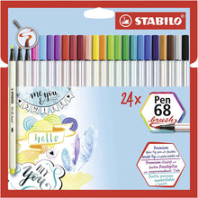Încarcă imaginea în vizualizatorul Galerie, Carioca Stabilo Brush set 24 culori Carioca Stabilo 
