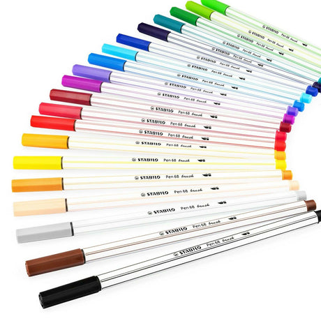 Carioca Stabilo Brush set 24 culori Carioca Stabilo 