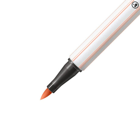 Carioca Stabilo Pen 68 Brush, cu varf tip pensula, apricot Carioci Stabilo 