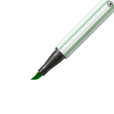 Carioca Stabilo Pen 68 Brush, cu varf tip pensula, light green Carioci Stabilo 