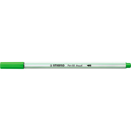 Carioca Stabilo Pen 68 Brush, cu varf tip pensula, leaf green Carioci Stabilo 