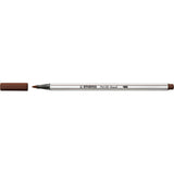 Carioca Stabilo Pen 68 Brush, cu varf tip pensula, brown Carioci Stabilo 