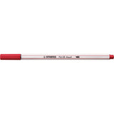 Carioca Stabilo Pen 68 Brush, cu varf tip pensula, dark red Carioci Stabilo 