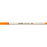 Carioca Stabilo Pen 68 Brush, cu varf tip pensula, orange Carioci Stabilo 
