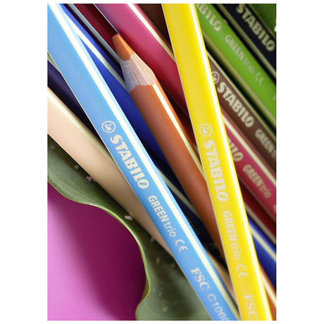 Creioane colorate Stabilo Trio Thick 24 culori/set+ascutitoare Creioane colorate Stabilo 