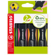 Textmarker Stabilo Boss Green, 4 culori / set Textmarkere Stabilo 